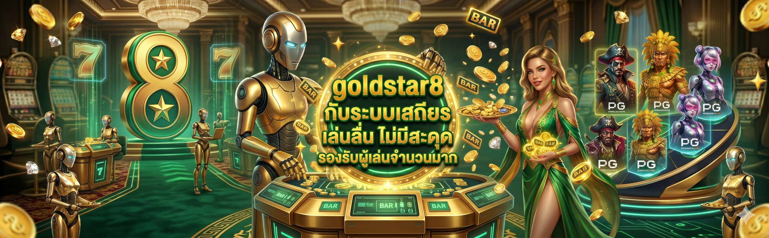 goldstar8 กับระบบเสถียร เล่นลื่น ไม่มีสะดุด รองรับผู้เล่นจำนวนมาก​